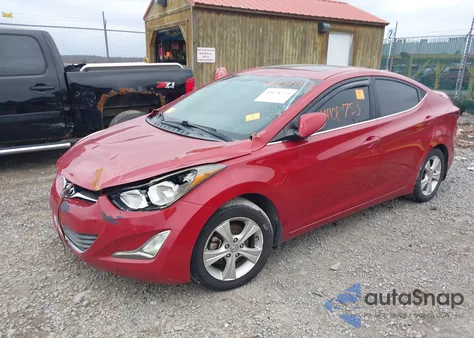 2016 Hyundai Elantra Value Edition z USA, uszkodzony, nr VIN KMHDH4AE5GU583322